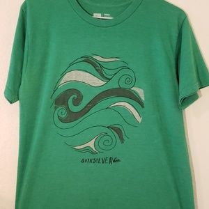 Quicksilver Green Unisex Tshirt
